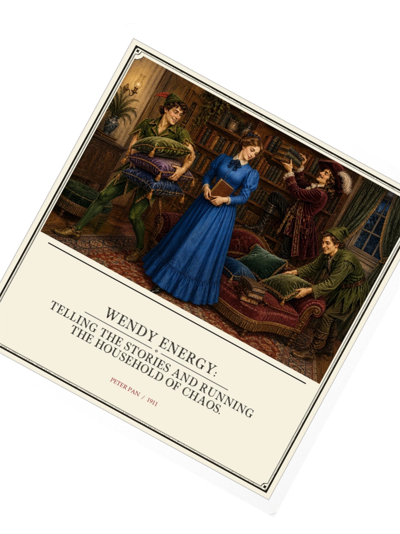 Wendy Energy Telling Stories Running Household Chaos -- Peter Pan Sticker product image (2)
