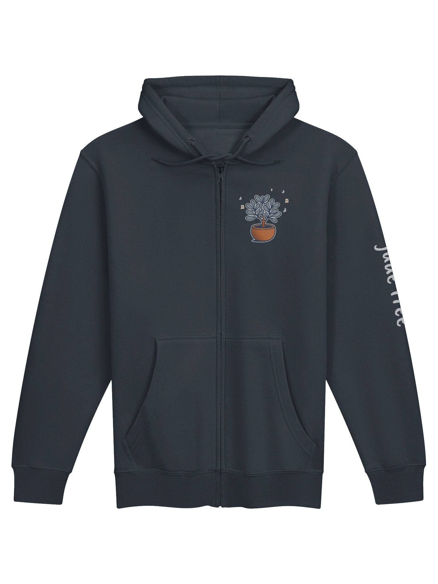 Lane Seven Premium Full Zip Hoodie With Printed jade tree Logo (Front) & jade tree (Arm) product image (9)