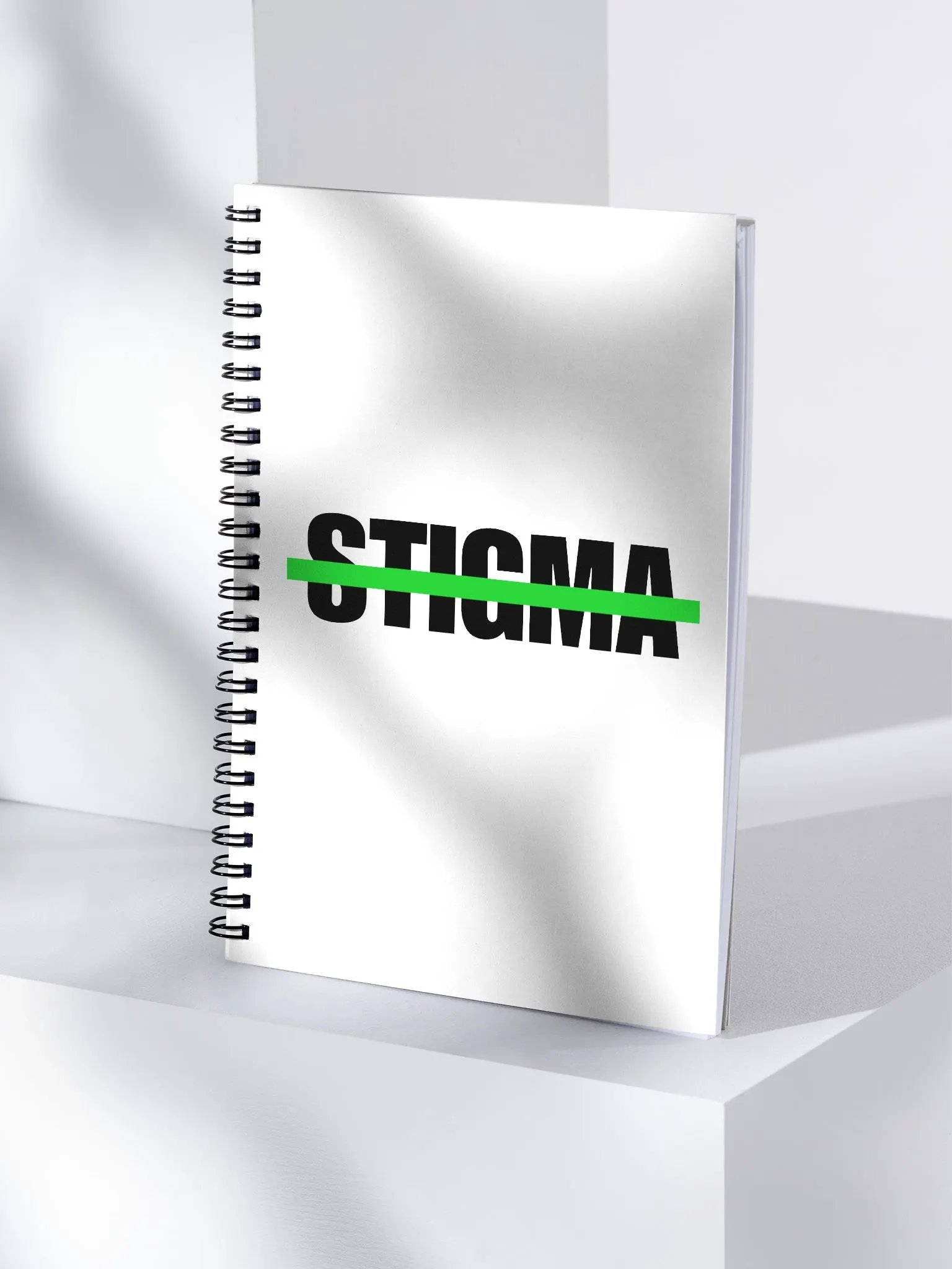 End the Stigma Mental Health Awareness Spiral Notebook product image (4)
