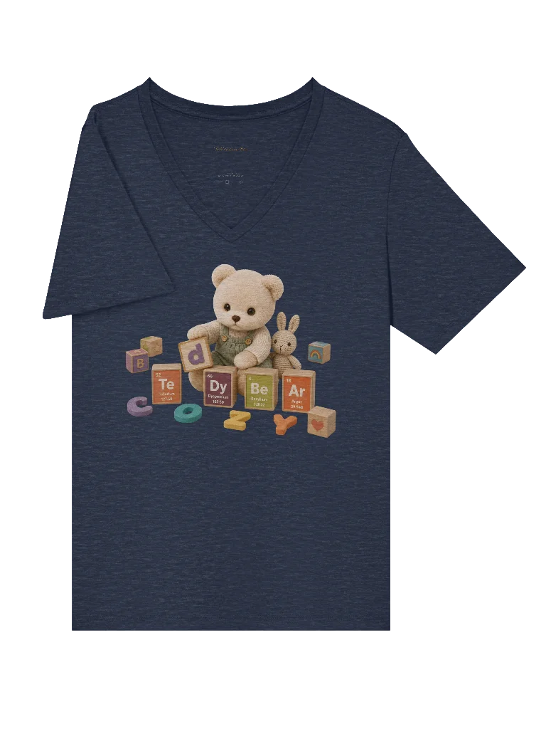 Periodic Table of Cozy™ Women’s Relaxed V-Neck T-Shirt product image (27)