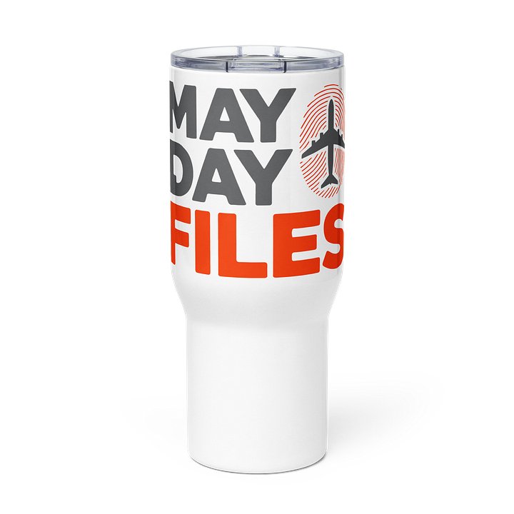 Reisebecher mit MayDayFiles Logo product image (2)