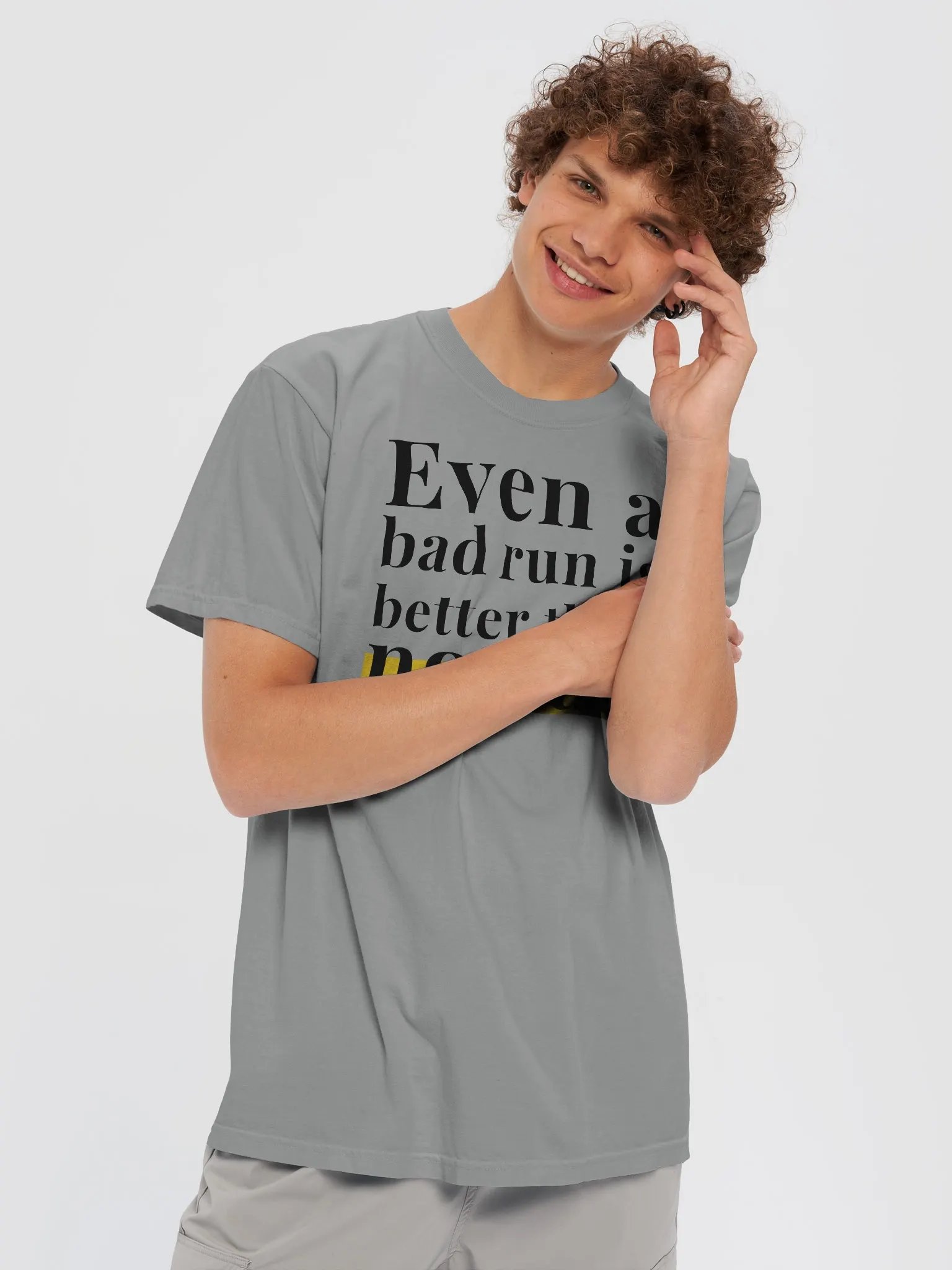 No Run Comfort: Heavyweight Cotton T-Shirt product image (24)