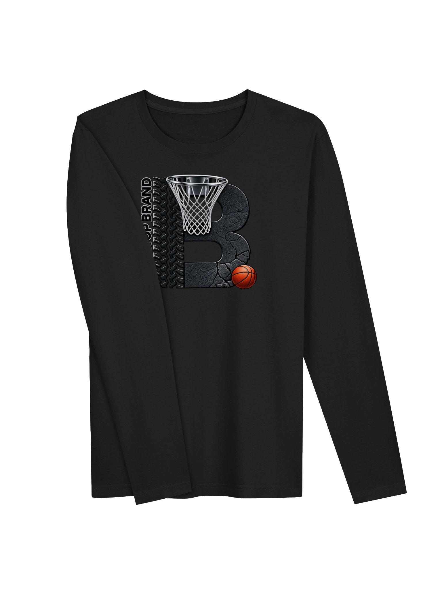 Blacktop Brand Basketball Long Sleeve Tee product image (3)