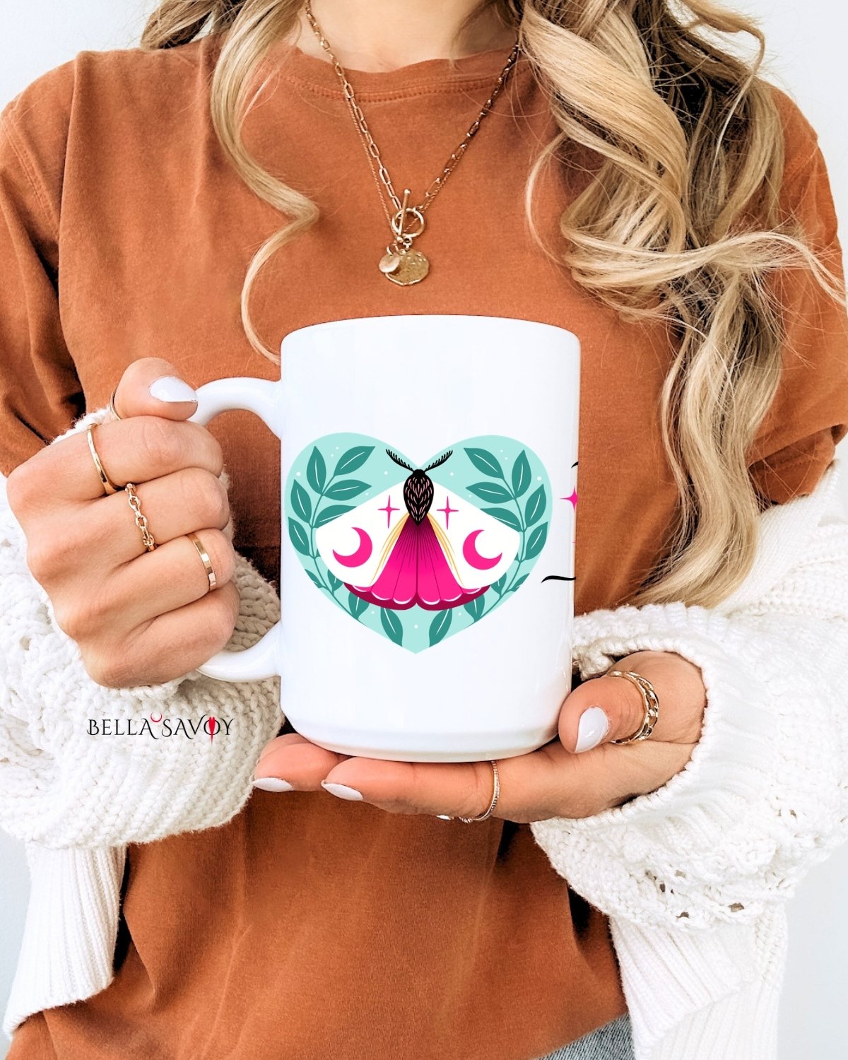 Make Life Magical Moth Ceramic Mug product image (2)