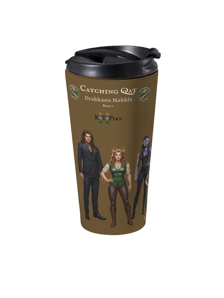 Catching Qat stainless steel coffee mug product image (2)