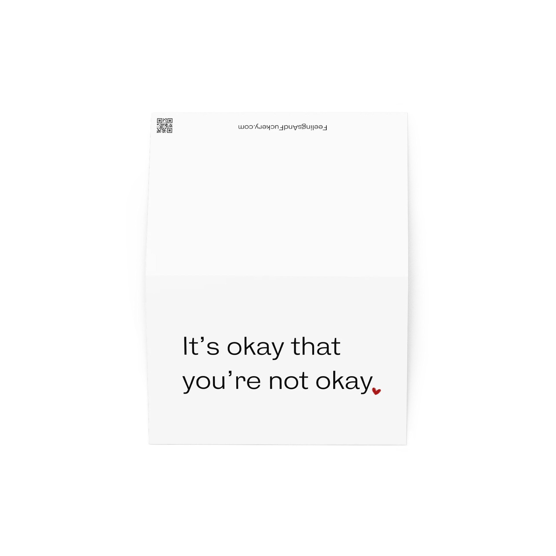 IT'S OKAY THAT YOU'RE NOT OKAY Notecard product image (4)