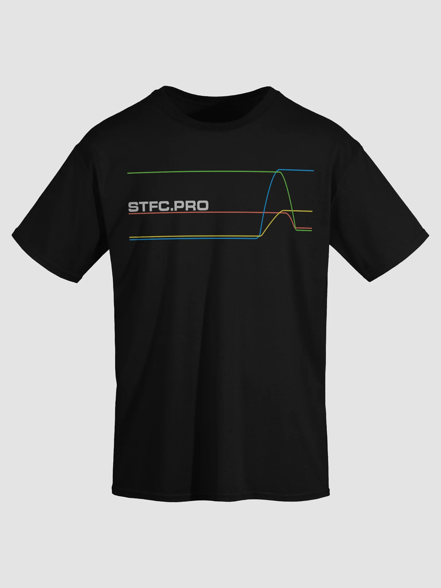 80s Inspired STFC.PRO graph lines t-shirt product image (28)