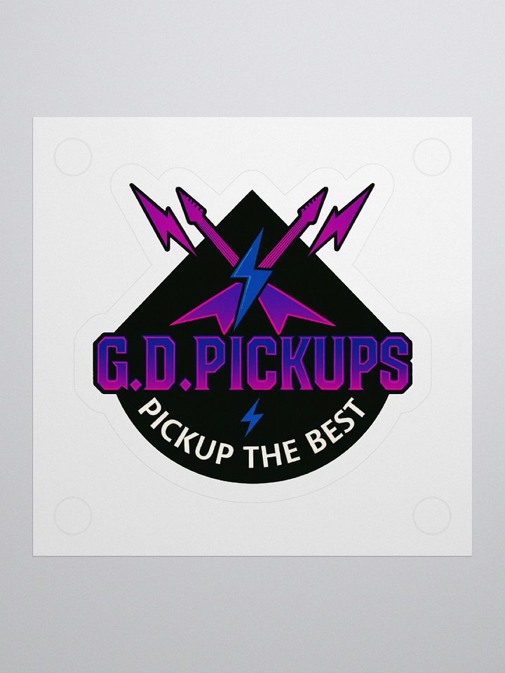 G.D. Pickups Sticker – Retro Thunder Edition product image (3)