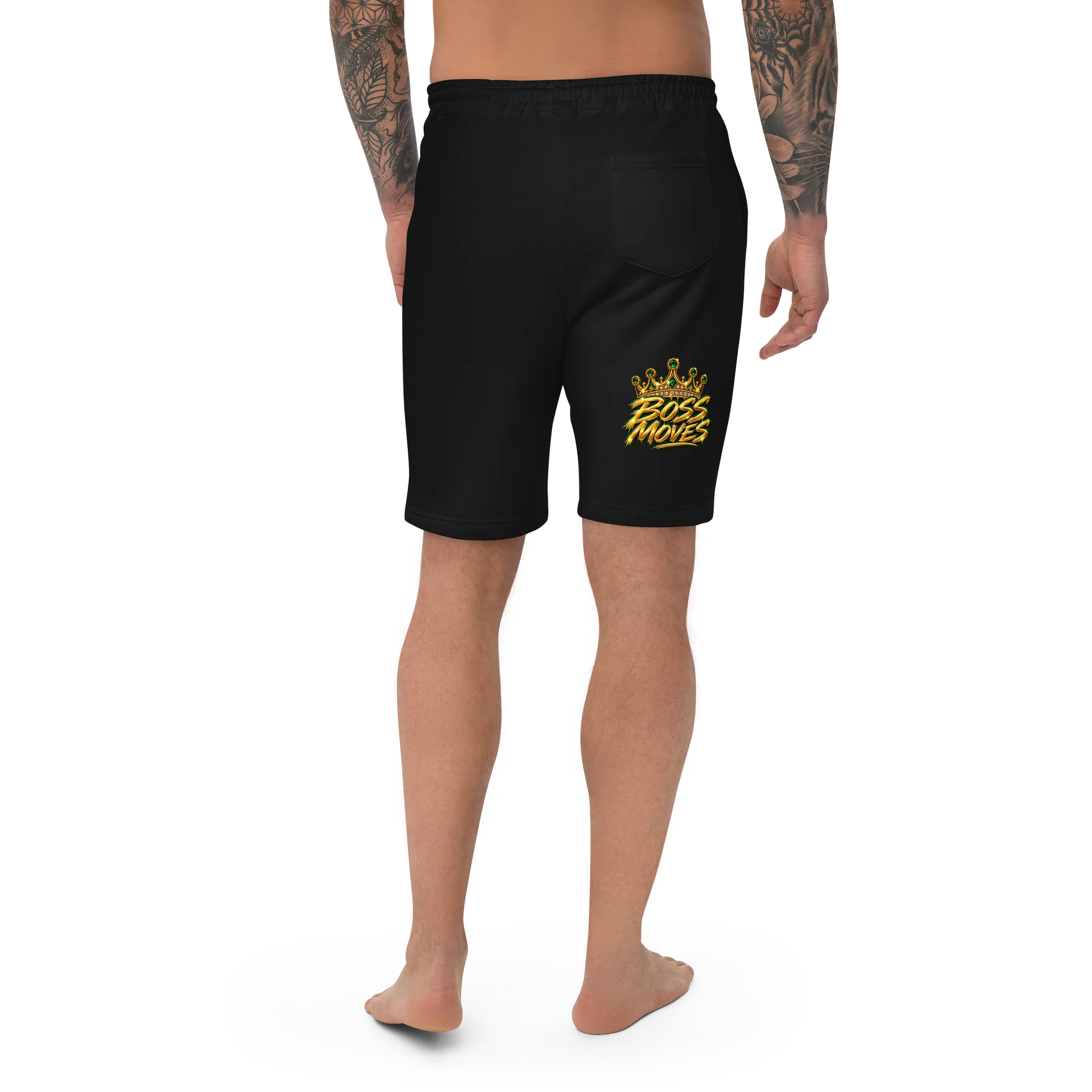 Boss Moves, No Gossip — Premium Fleece Shorts product image (4)