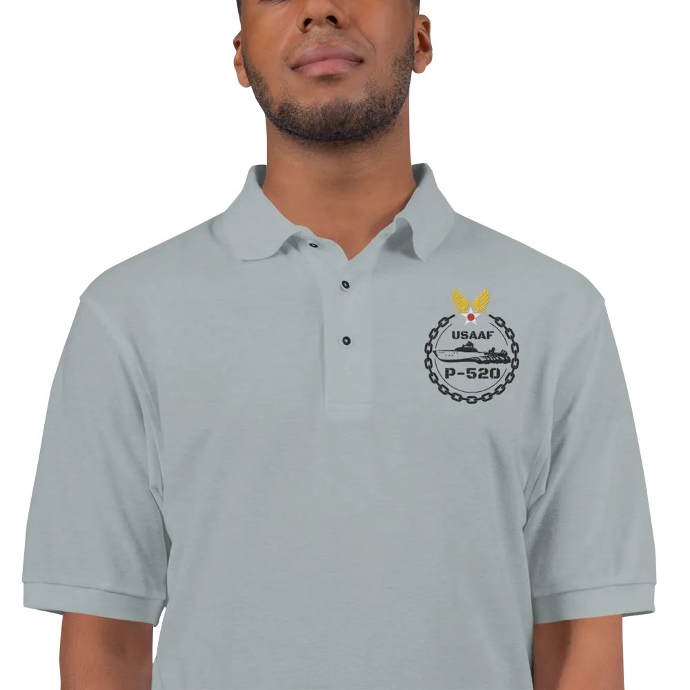Polo Shirt with Black USAAF P-520 Embroidered Logo product image (14)