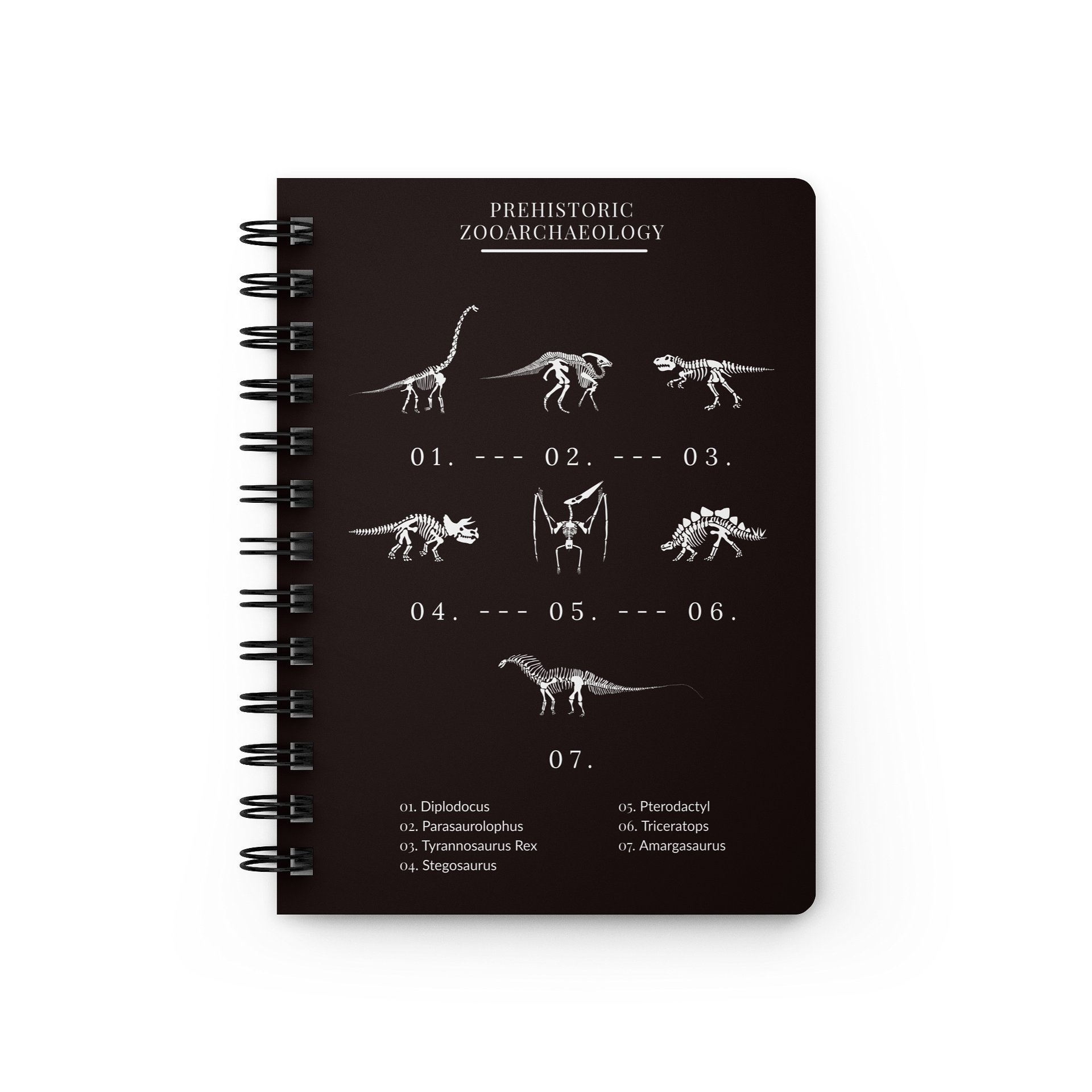 Prehistoric Notes Notebook product image (1)