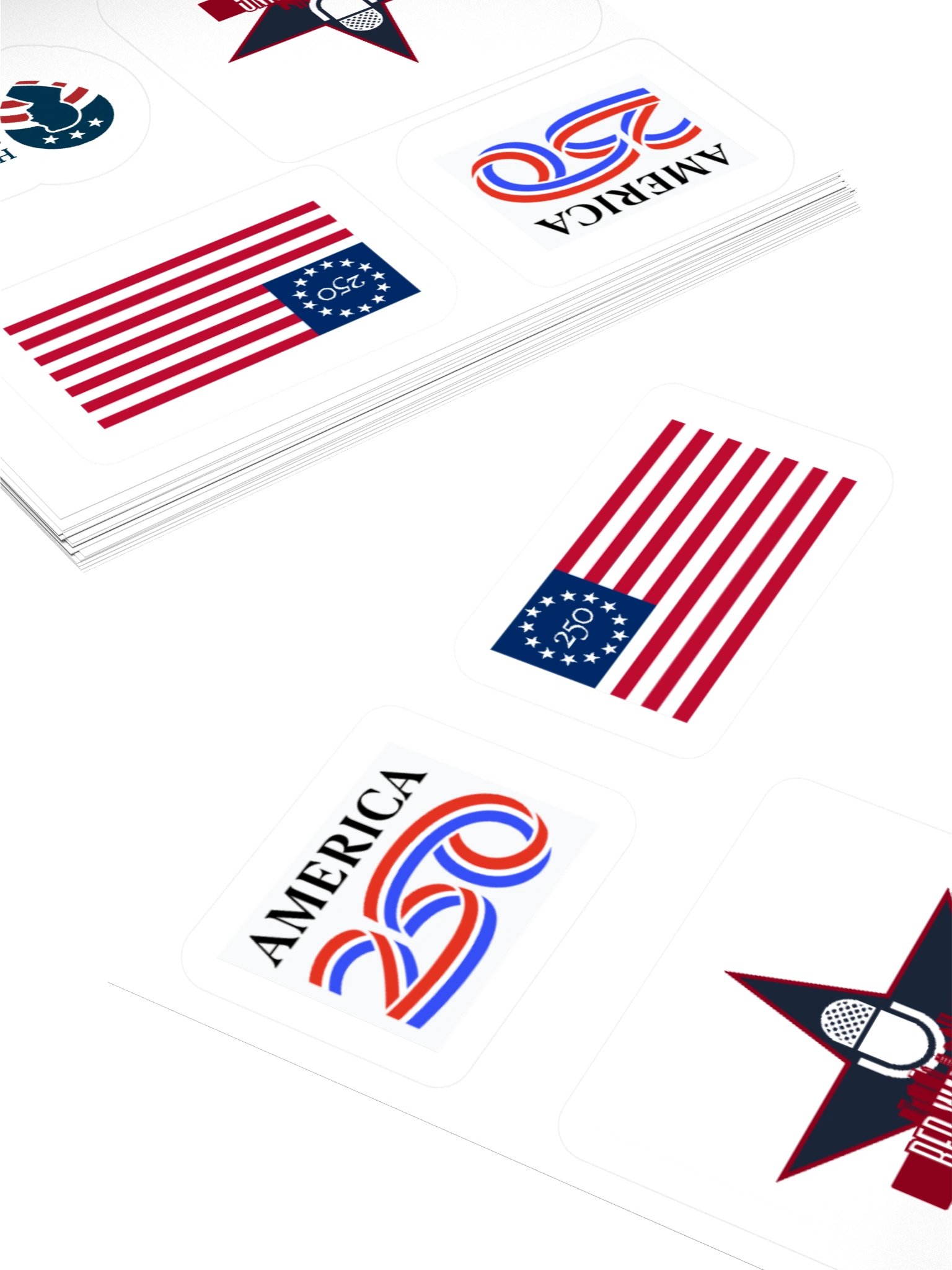 NHSC and America 250 Sticker Sheet product image (12)
