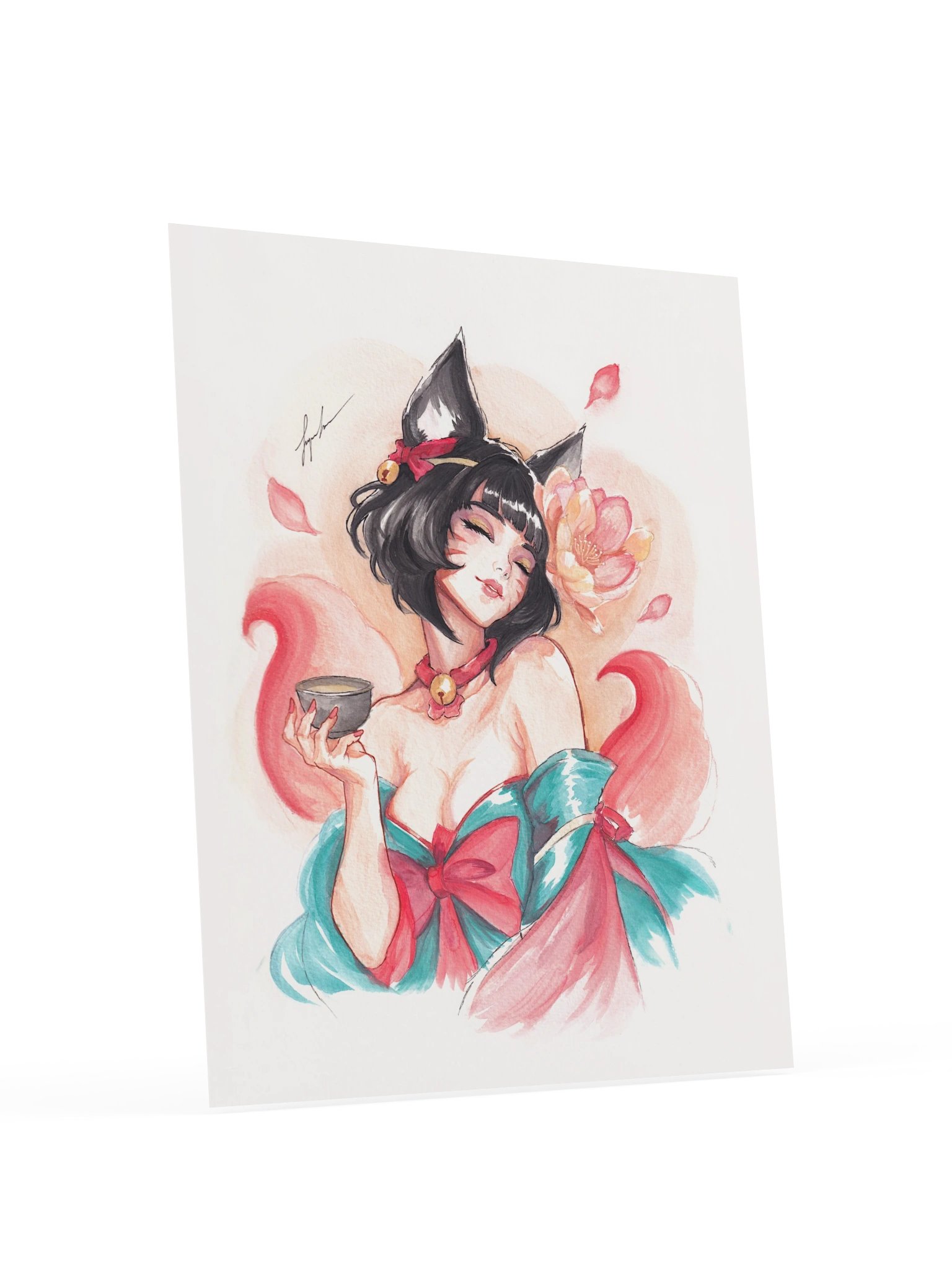 Spirit Blossom Ahri Art Print product image (4)