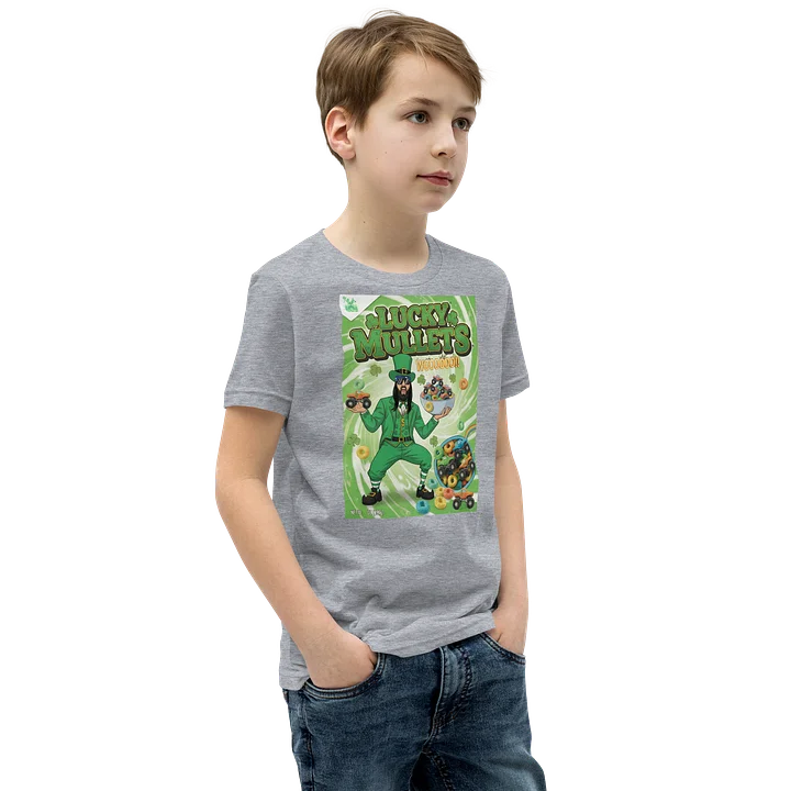 Bella+Canvas Youth Short Sleeve T-Shirt : LUCKY MULLET product image (46)