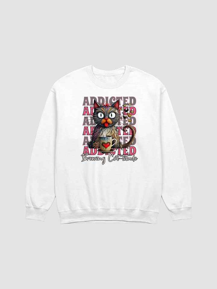 Addicted Brewing Cat-titude Crewneck Sweatshirt product image (23)