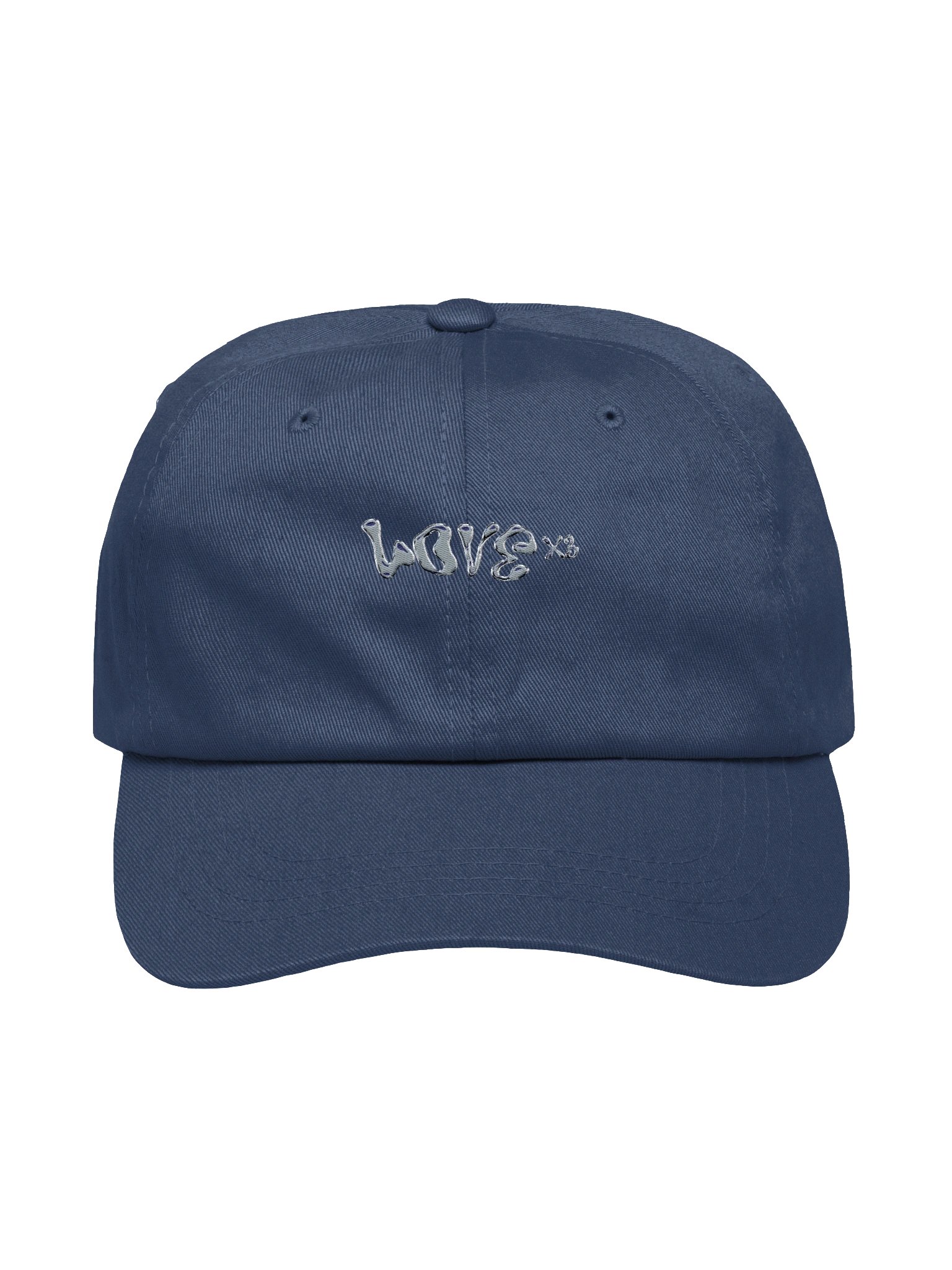 Love X3 Embroidered Dad Hat product image (1)