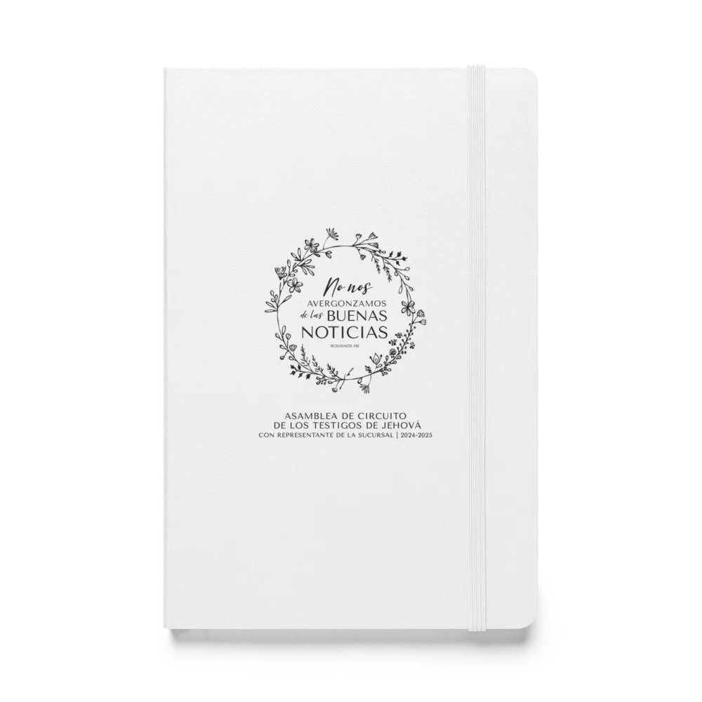 'No Nos Avergonzamos de las Buenas Noticias' Hardcover Notebook product image (1)