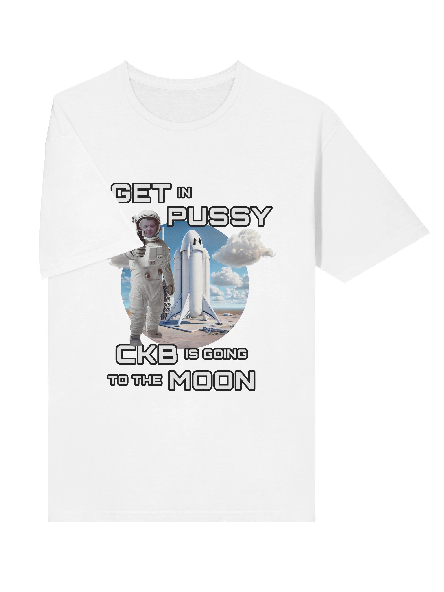 CKB is Going to the Moon T-Shirt White product image (6)