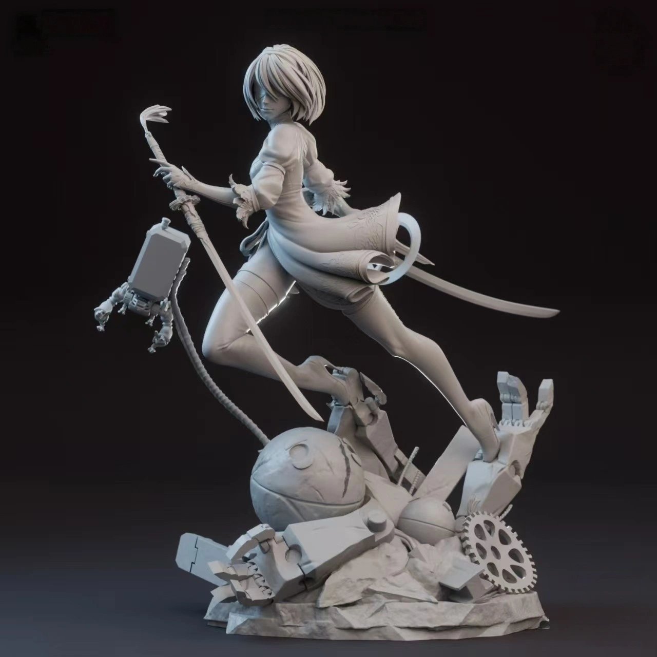 Nier Automata 2B Ver.08 STL product image (4)