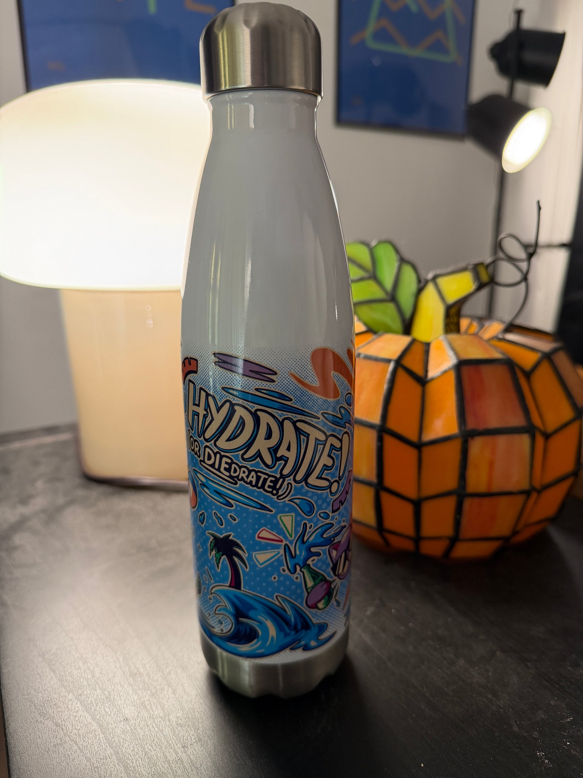 Hydrate (or DIEdrate) | Twist Cap Water Bottle product image (6)