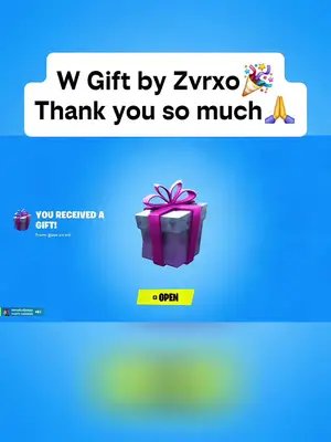 Thanks for the Fortnite Gift Zvrxo🙏 #fortnite #fortniteclips #epicpartner #fyp #fortnitetiktok 