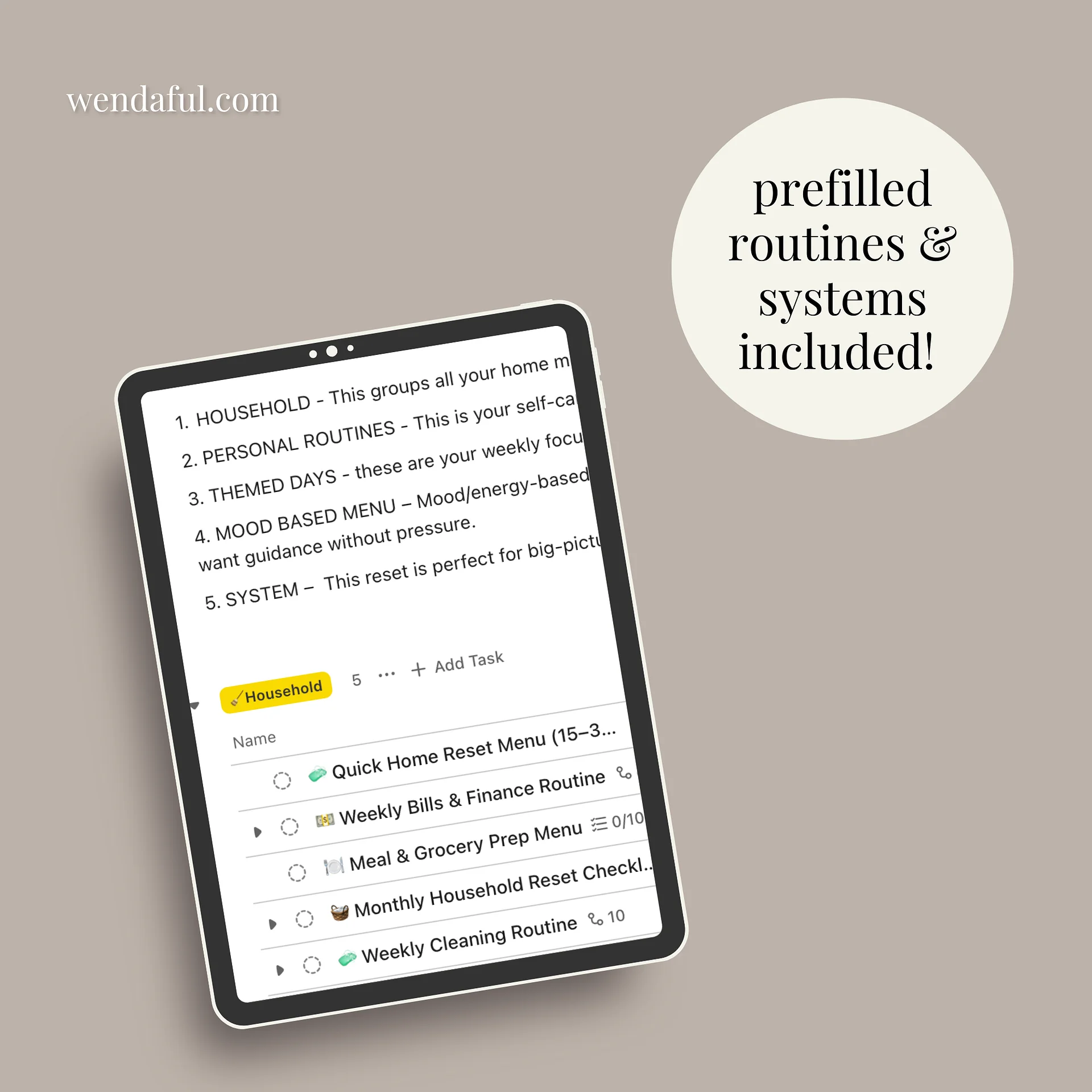 Brain-Friendly Planning Hub (ClickUp Template) product image (2)