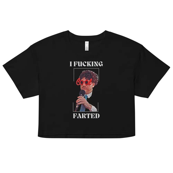 I F****** Farted Crop Top - Dark product image (1)