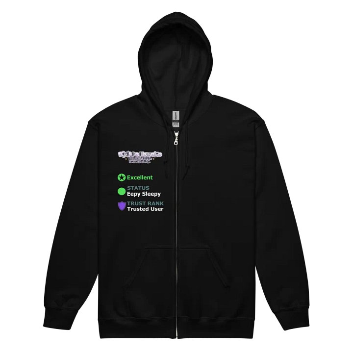 Heavy Blend Zip Hoodie (Unisex) - Byakko VR Stats Eepy Sleepy Edition product image (2)