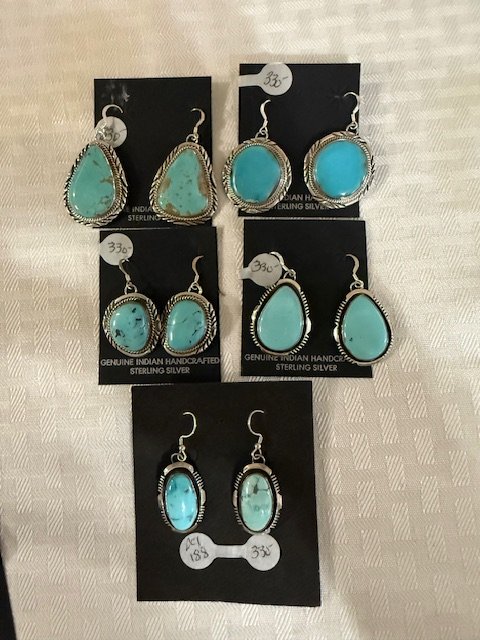 "The Artisan Rope" Dry Creek Turquoise Earrings product image (1)