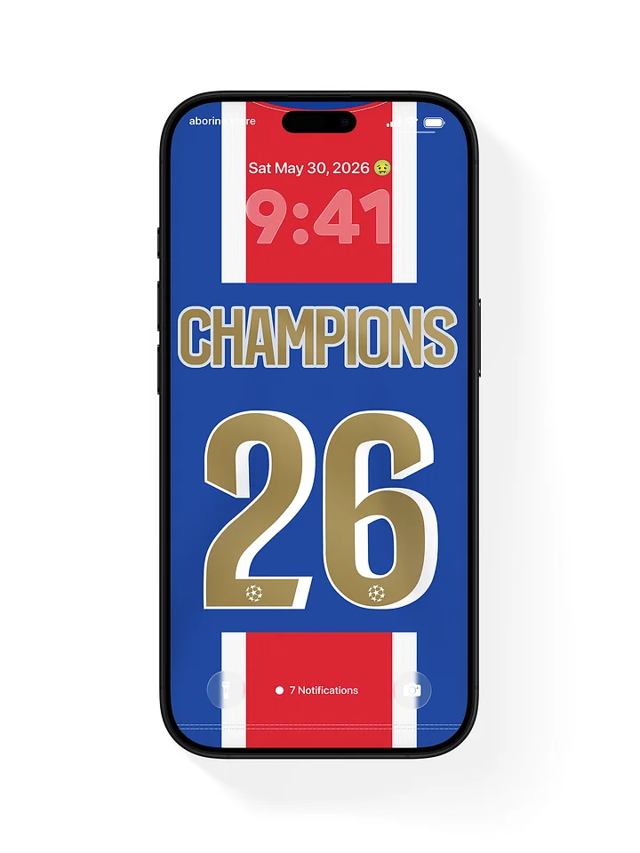 PSG 26/27 Home Jersey Wallpaper Pack product image (1)