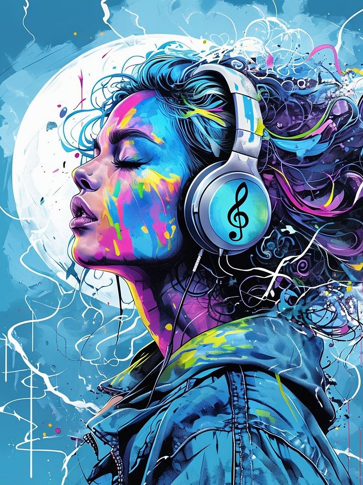 Vibrant Melody Framed Poster product image (1)