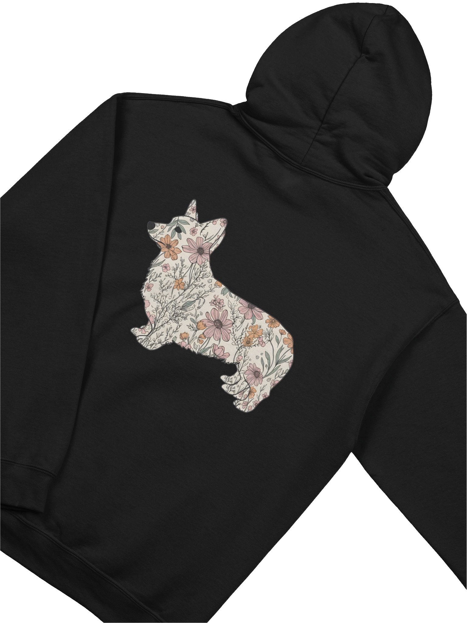 El Dorado Atelier Classic Floral Corgi Hoodie product image (3)