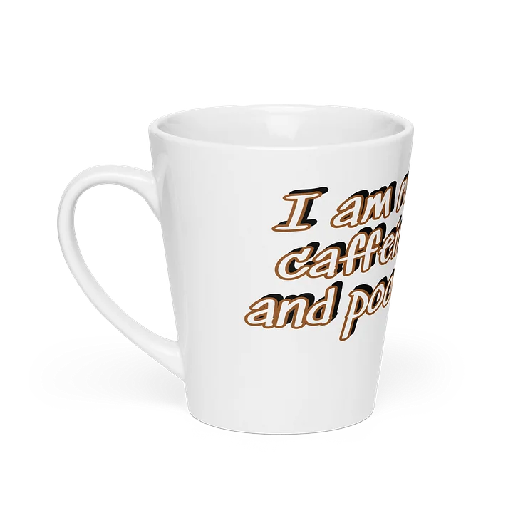 Chaos and Caffeine Latte Mug product image (1)