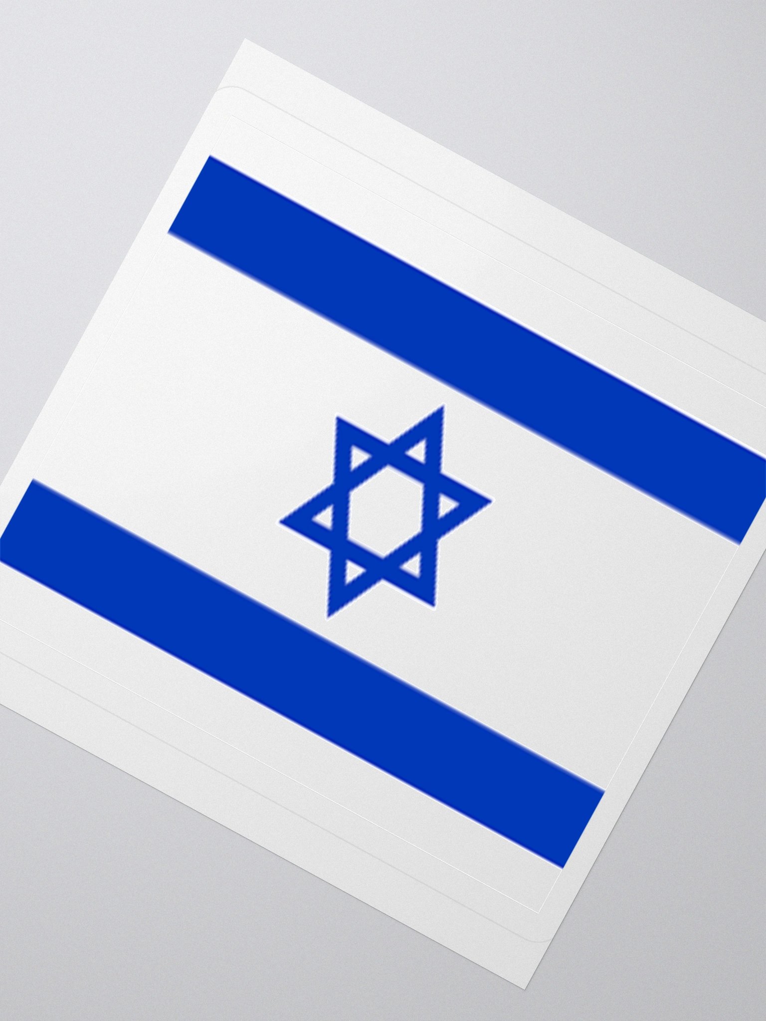 Israel Flag Sticker | Star of David Design | Durable Vinyl | 3 Sizes product image (5)