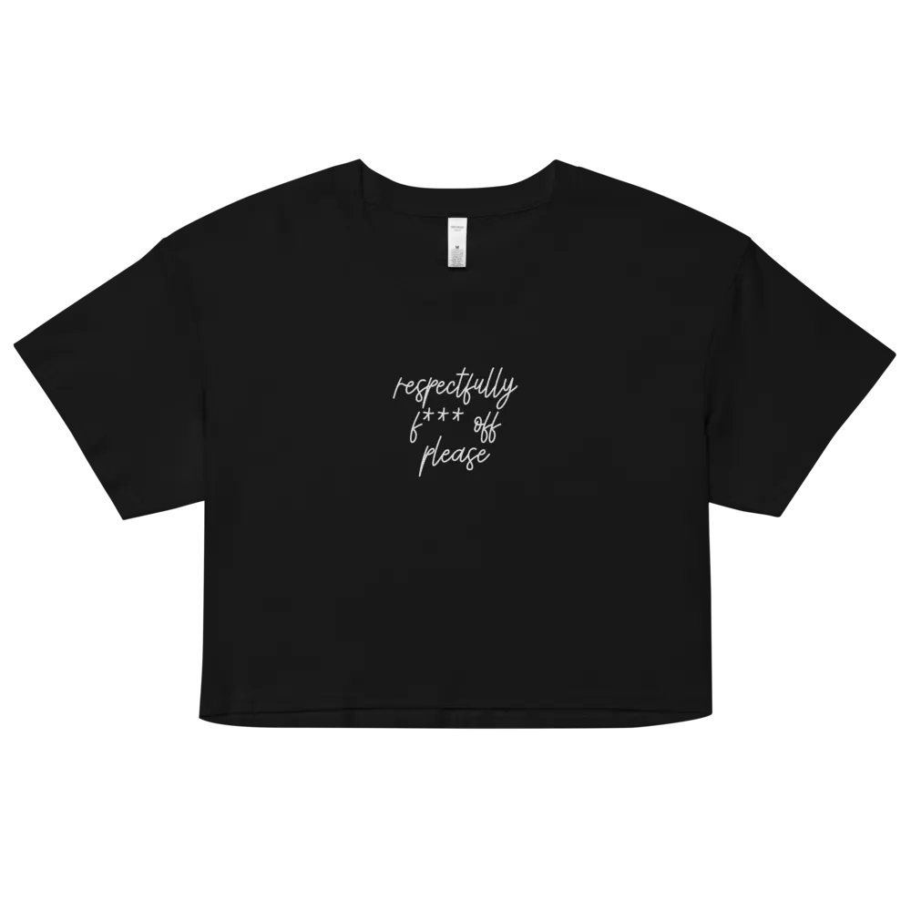 RFOP Crop Shirt (black) product image (1)