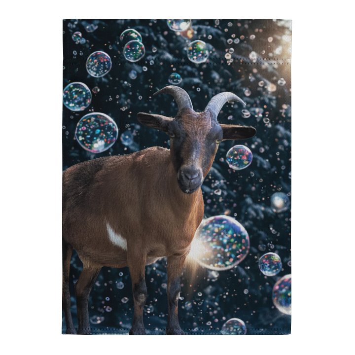 Bubble Goat Rey Farm Flag product image (1)