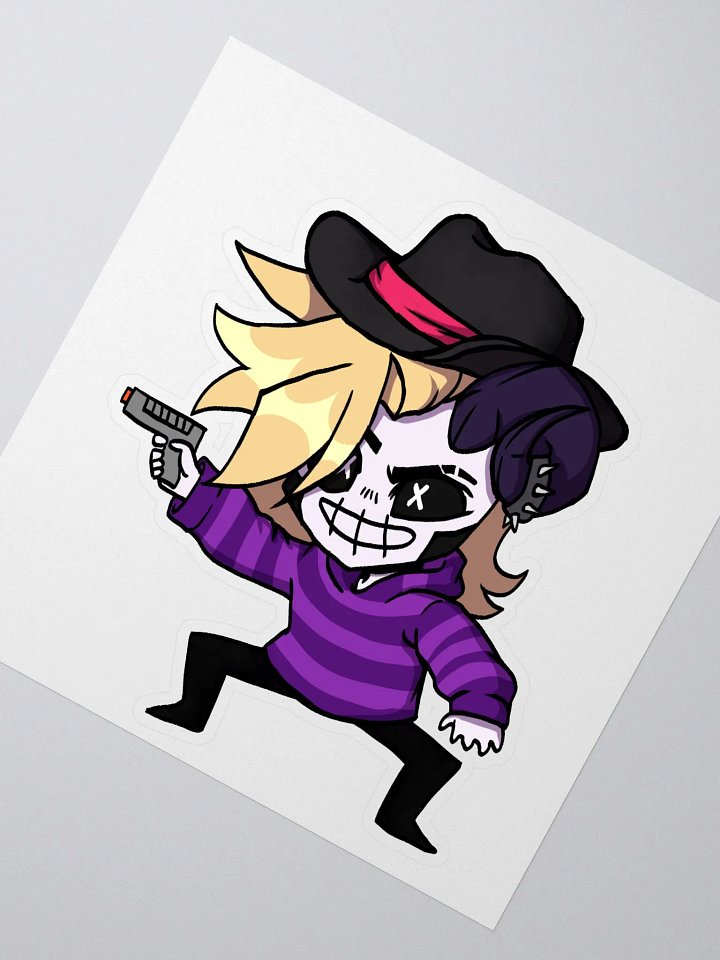 CowBoy with a gun Sticker product image (2)