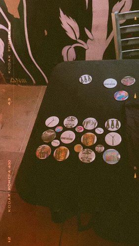Merch table all set up for tonight’s show! We will be hitting the stage at 8:40PM! Come vote for you favorite band of the nig...