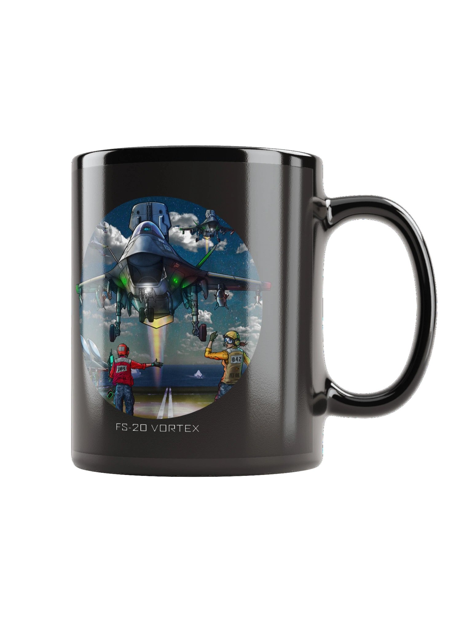 Vortex - Grey Flat (Night) 11oz. Mug product image (1)