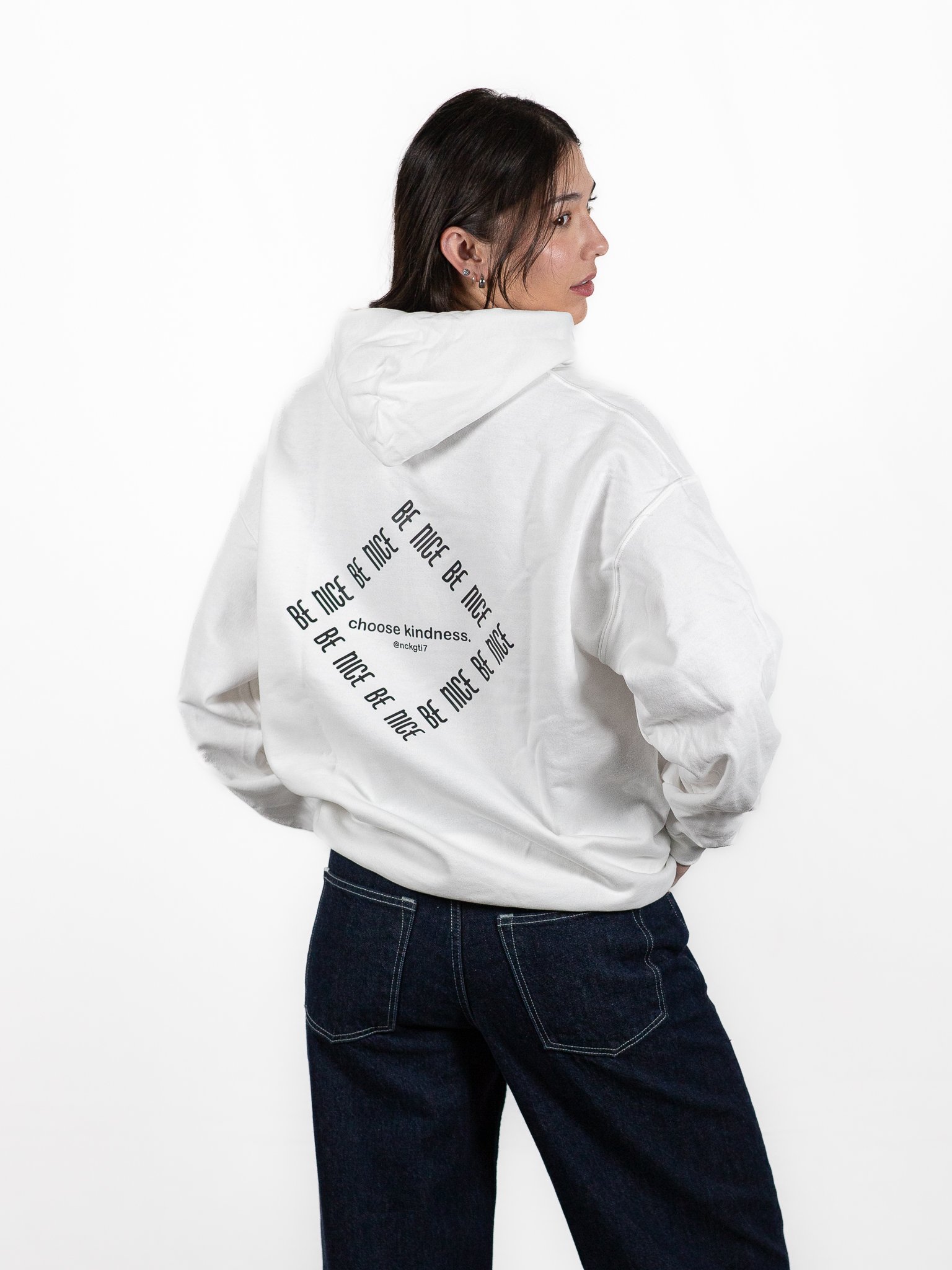 Choose Kindness Hoodie (Black Text) product image (1)