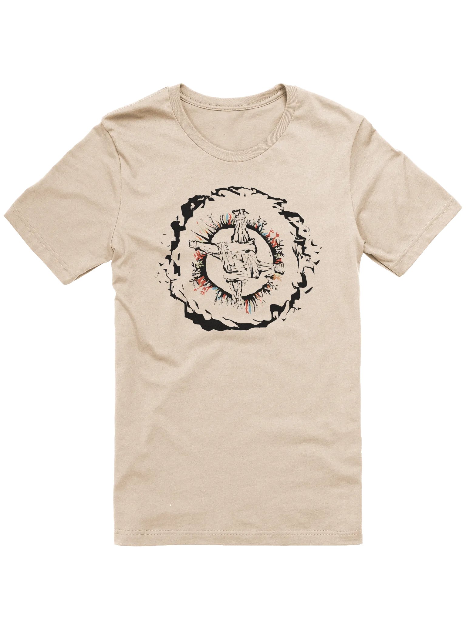 Brigid Bella+Canvas Supersoft T-Shirt (Front Patch) product image (11)