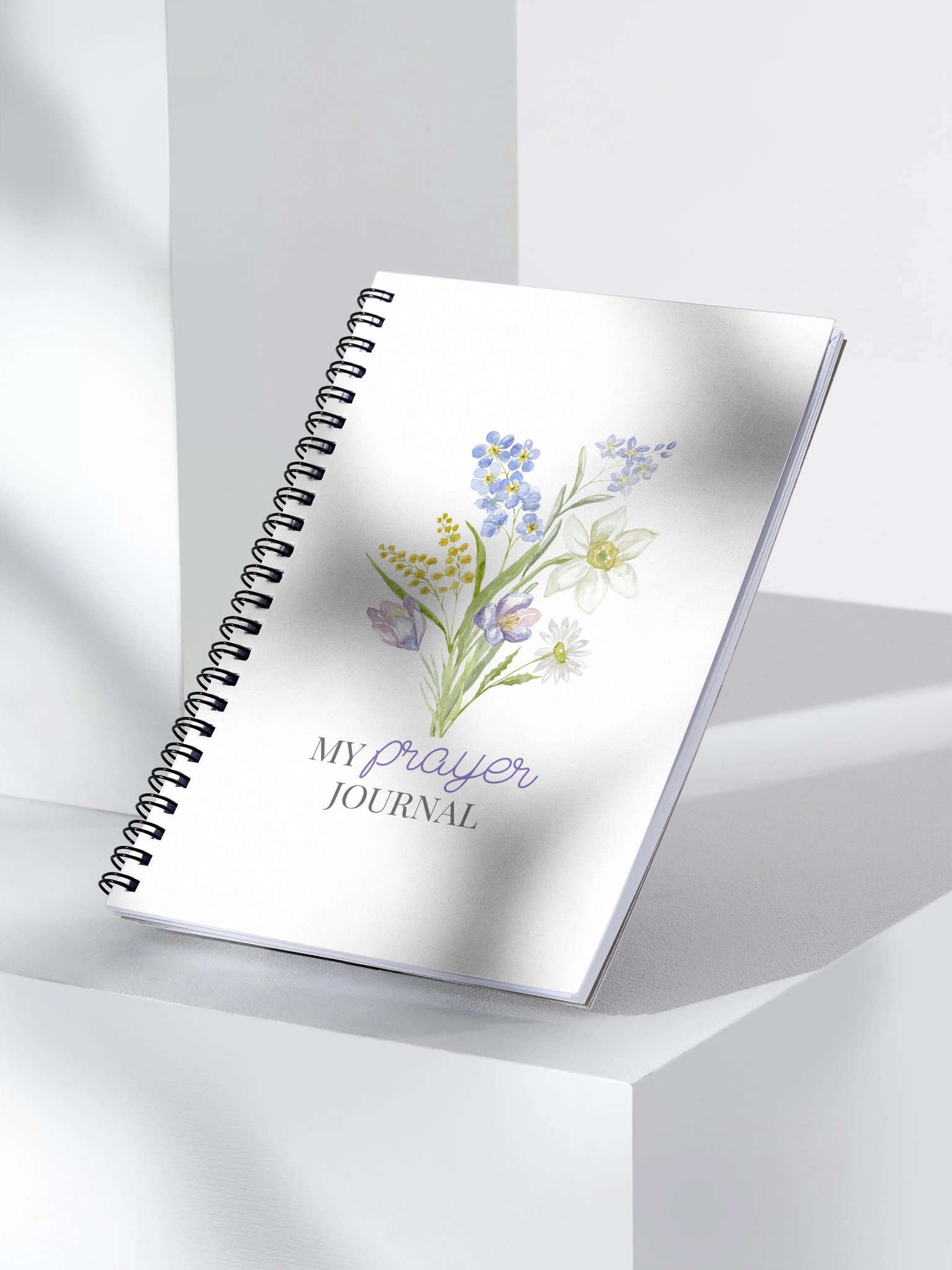 Floral Prayer Journal Spiral Notebook product image (3)