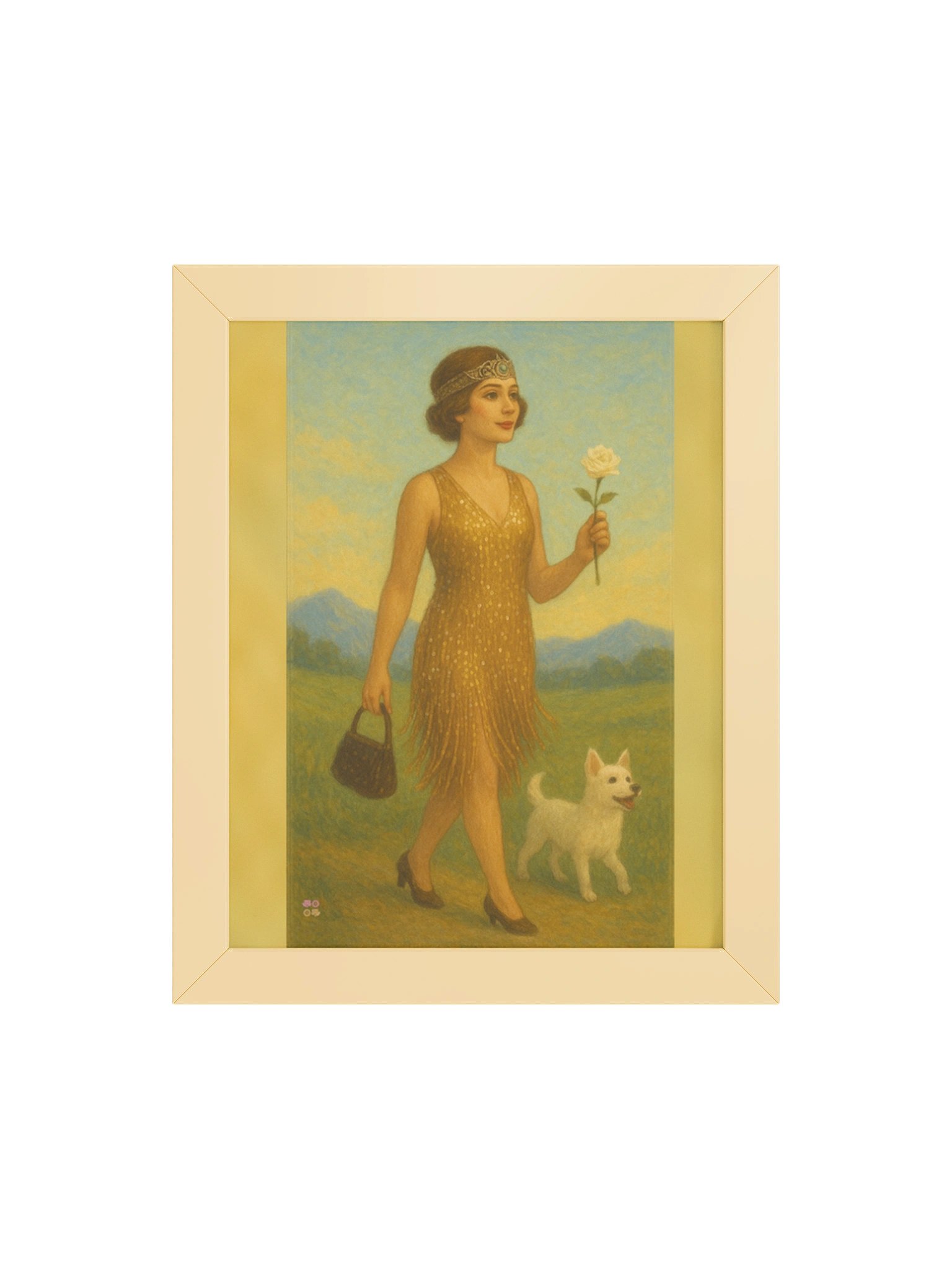 0 The Fool Tarot Art Framed Poster product image (4)