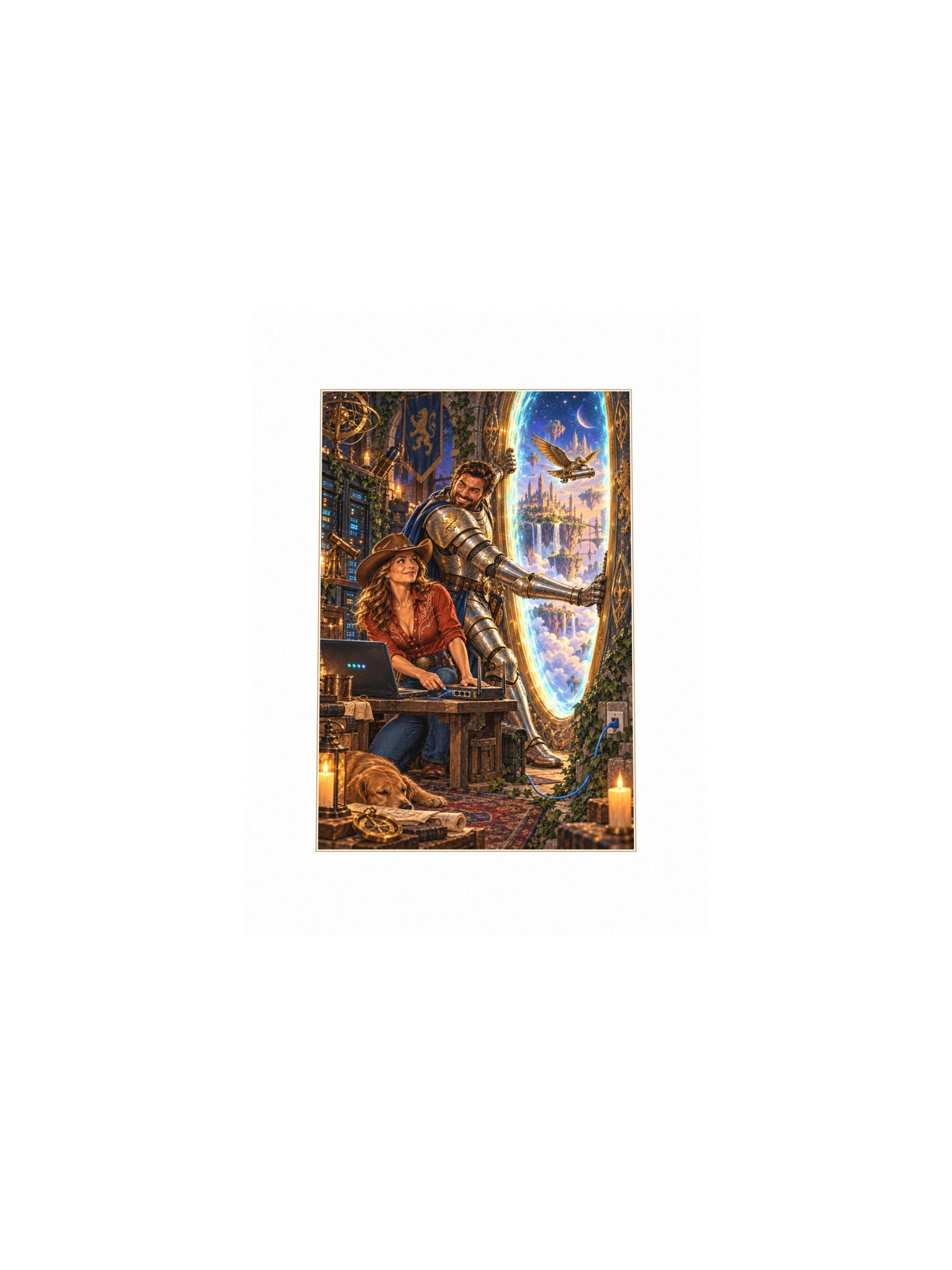 Portal Forwarding Small Art Print product image (4)