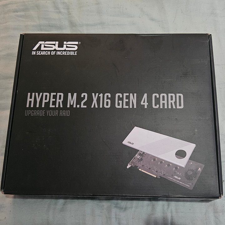 Asus Hyper 4X SSD Storage Expansion Card product image (1)