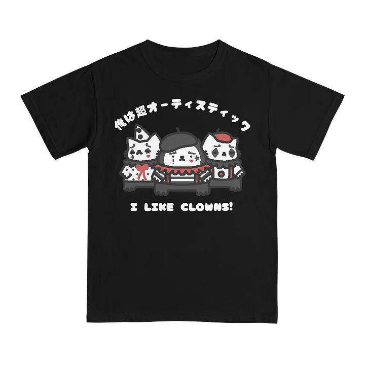 I LIKE CLOWNS tee (mime edition) product image (1)