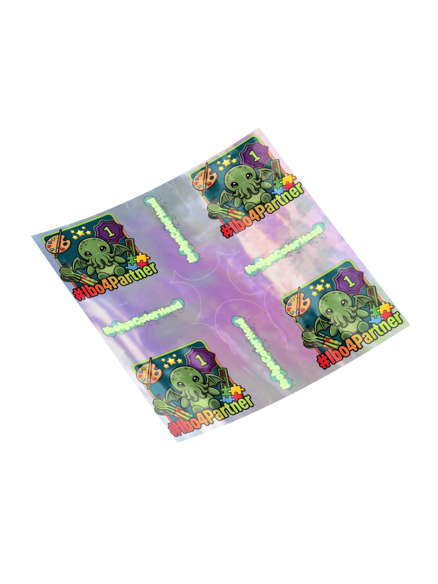 #Ibo4Partner Holographic Stickers product image (10)