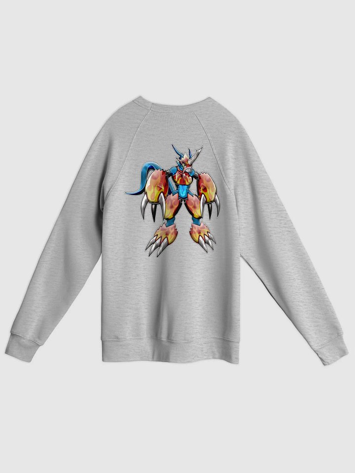 Flamedra Grid Bella+Canvas Unisex Sponge Fleece Raglan Sweatshirt product image (12)