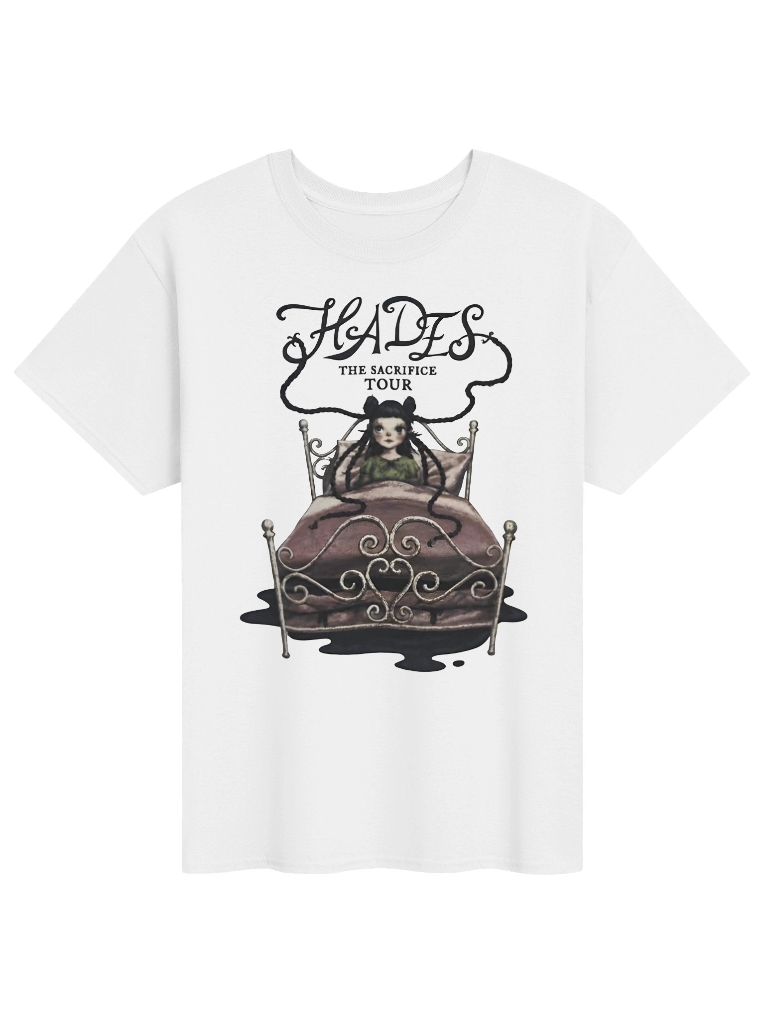 Melanie Martinez Hades The Sacrifice Tour Baby In Bed With Dates T-Shirt product image (1)