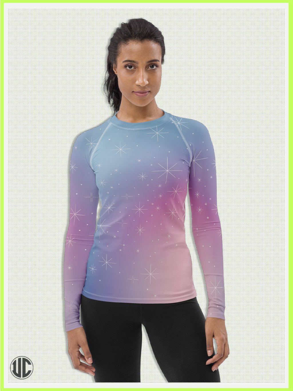 Sunset Constellations – Women’s Rash Guard product image (6)